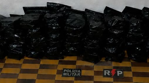 Apreensão de pacotes de Maconha Flor pela PMRN