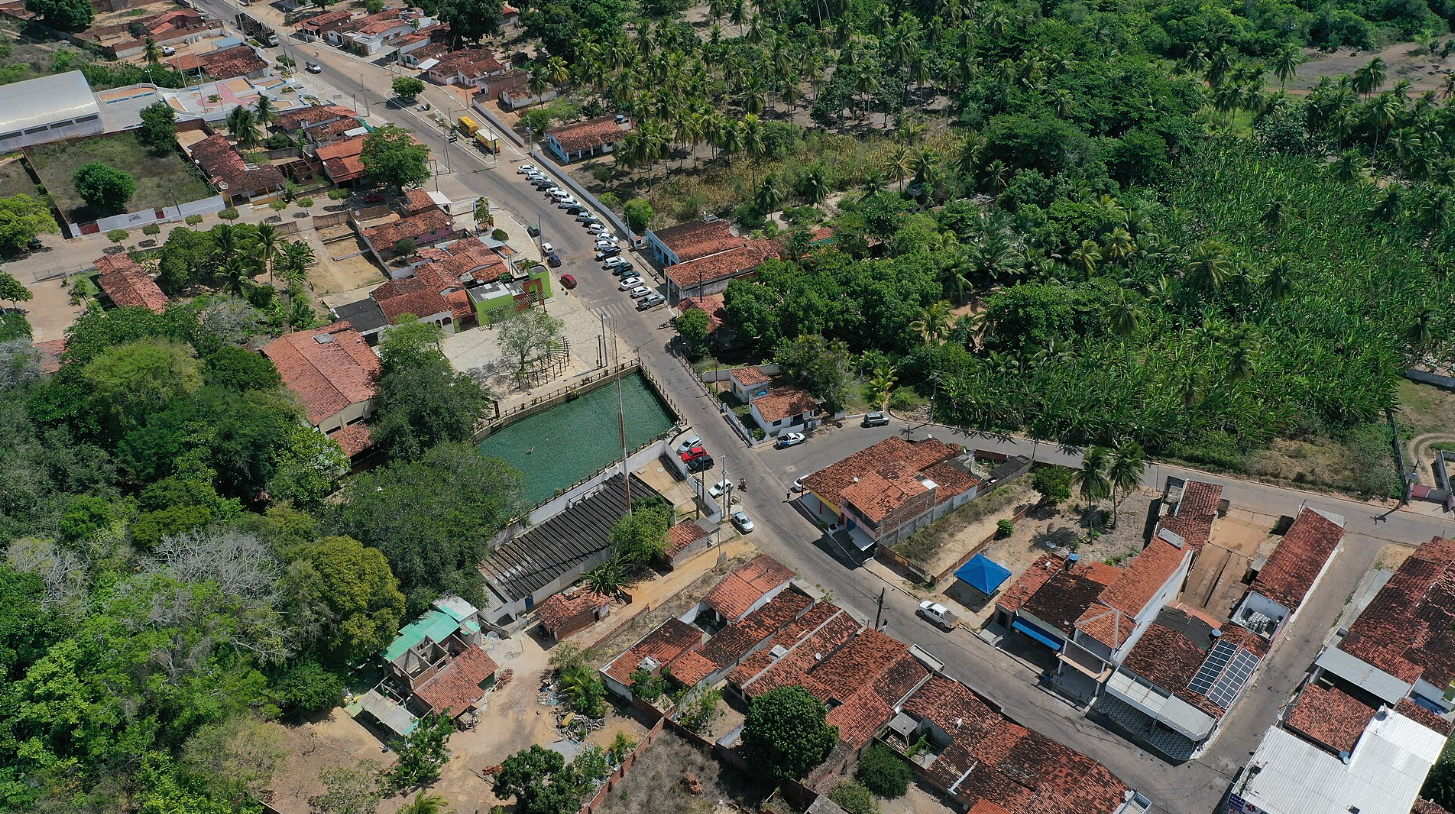 Cidade de Pureza, onde houve maior crescimento populacional no RN.