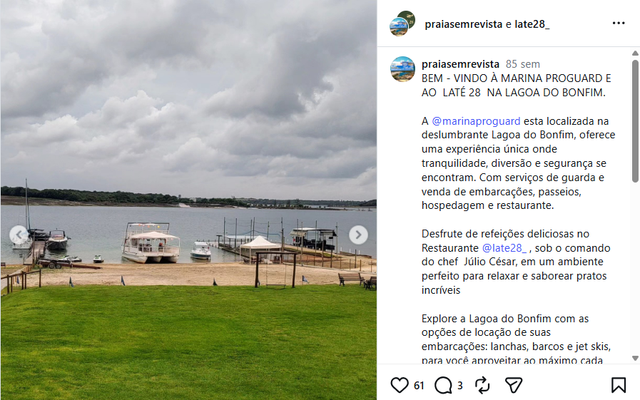 A Marina Proguard, apontada como o local de onde o jet ski partiu, divulgou uma nota lamentando o ocorrido.