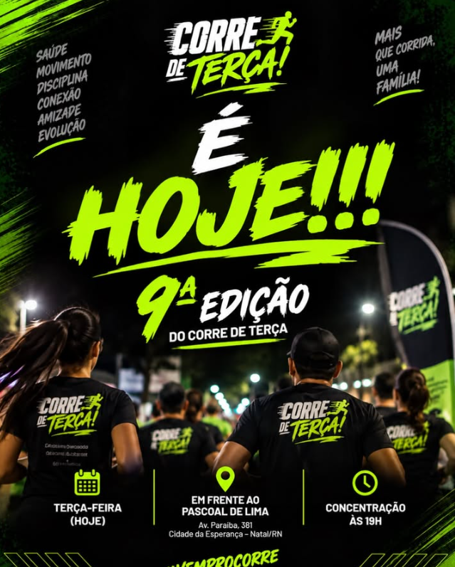 Corres em Natal - divulgação
