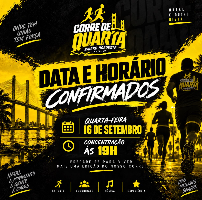 Corres em Natal - divulgação