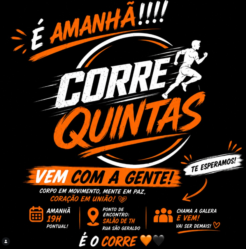 Corres em Natal - divulgação
