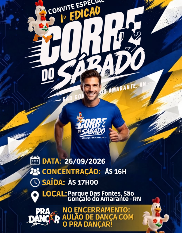 Corres em Natal - divulgação