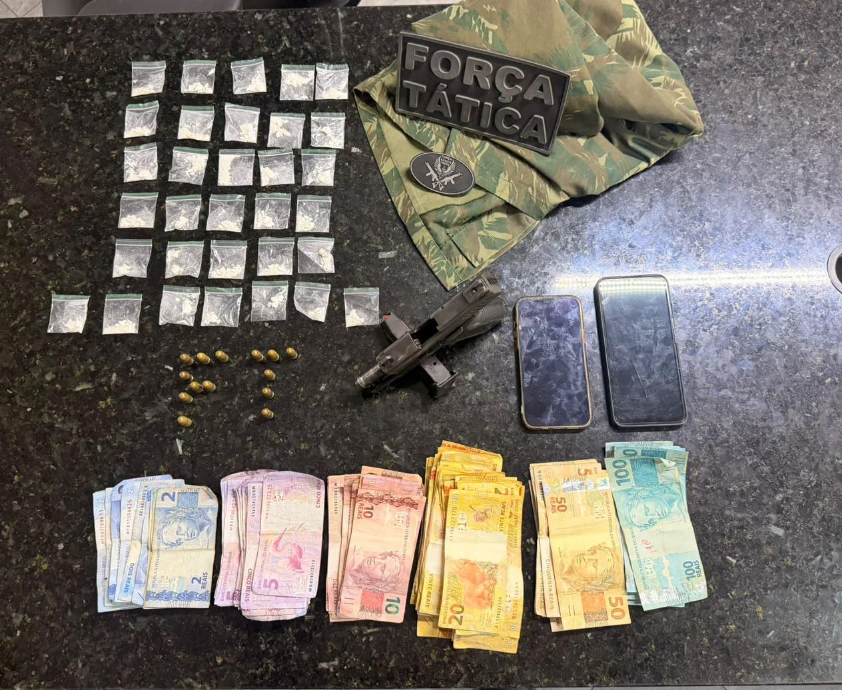 Material encontrado pelos agentes. Foto: Reprodução/PMRN