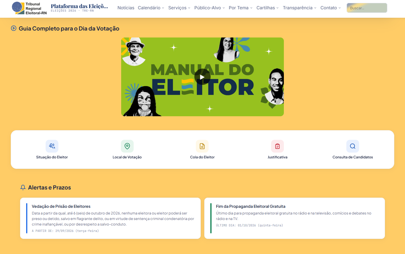 Plataforma Eleições 2026