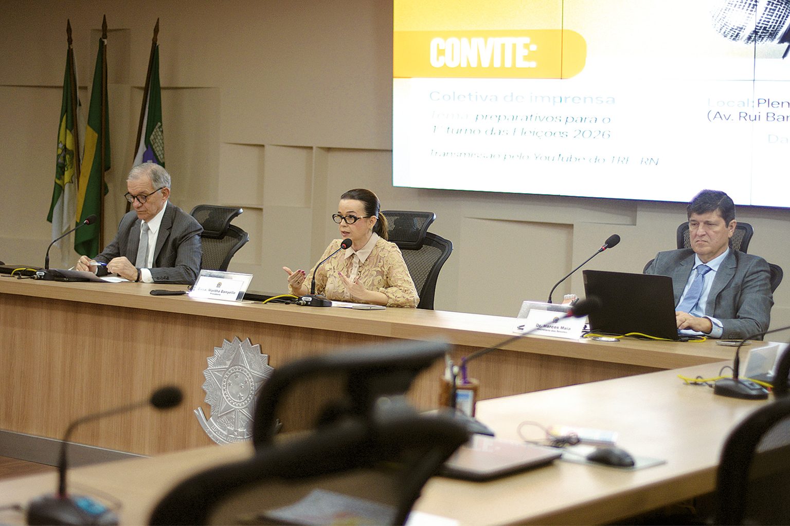 Durante coletiva de imprensa realizada na sede da Corte, o tribunal informou que o esquema envolve forças de segurança estaduais e reforço da Força Nacional em municípios considerados estratégicos.