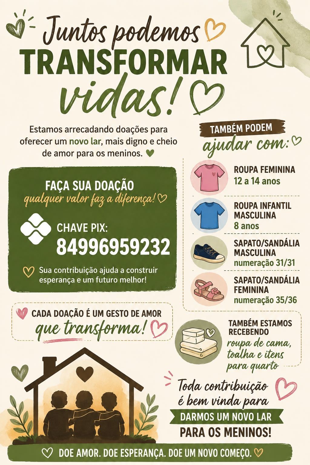 Família faz campanha e pede ajuda para crianças baleadas na tragédia em Santa Cruz