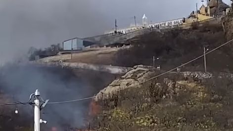 Incêndio atinge santuário de turismo religioso no RN
