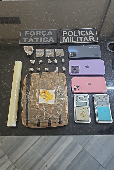 Material encontrado pelos agentes. Foto: Divulgação/PMRN 