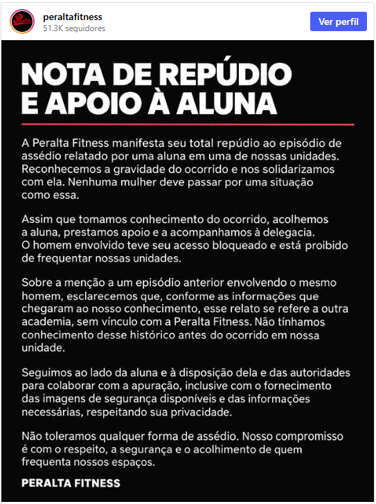 Aluna grava e denuncia homem se masturbando em academia; veja o que diz a empresa e onde o caso aconteceu - dra.sabrina.coutinho