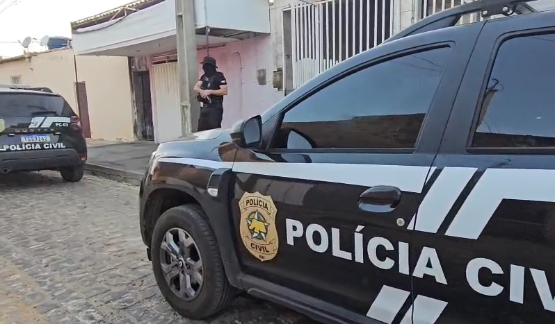 Imagens mostram os presos na mega operação da Polícia Civil no oeste do RN