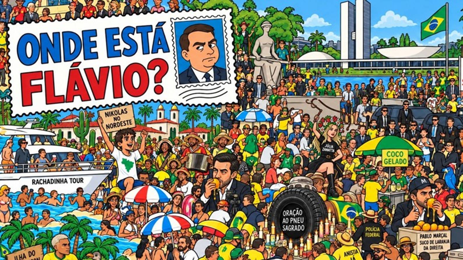 Onde está Flávio?
