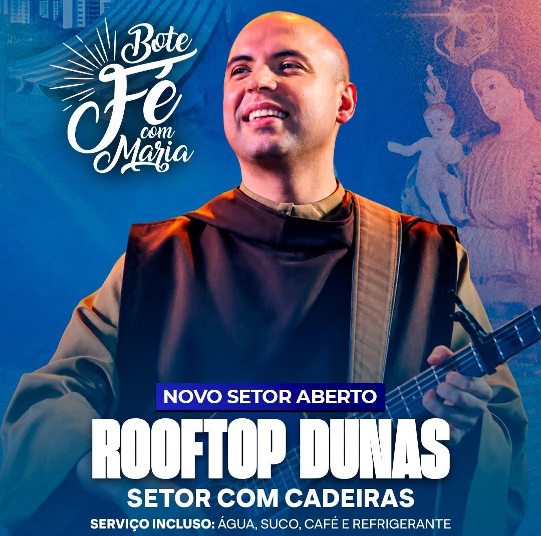 Arena abre novo setor com cadeiras e bebidas inclusas para show de Frei Gilson - ARENA DAS DUNAS